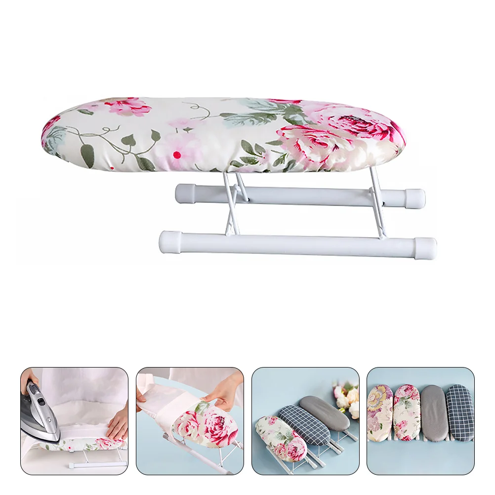 

Mini Tabletop Ironing Board With Folding Legs Countertop Ironing Board Ironing Board Small Ironing Rack (Random Color)