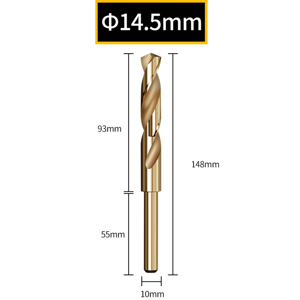 Cobalt HSS Drill Bit Set For for Blacksmiths Features Reduced Shank Design For for Compatibility with Standard Chucks