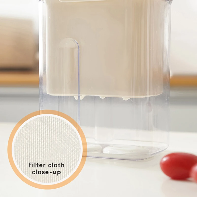 Household Yogurt Filter Cheese Whey Separator Homemade Yogurt Soymilk Large Capacity Usage Food Water Drain Strainer Separator