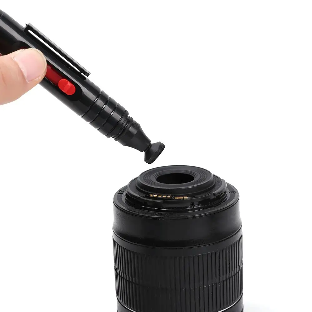 개폐식 카메라 렌즈 청소 브러시, 먼지 청소기 펜, 캐논 니콘 DSLR SLR DV, 1PC