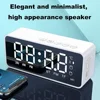 Clock Audio Stall Receiving K Voice Wireless Bluetooth G50 Mini Card Mirror Alarm Speaker with FM Prompt  mini speaker 4