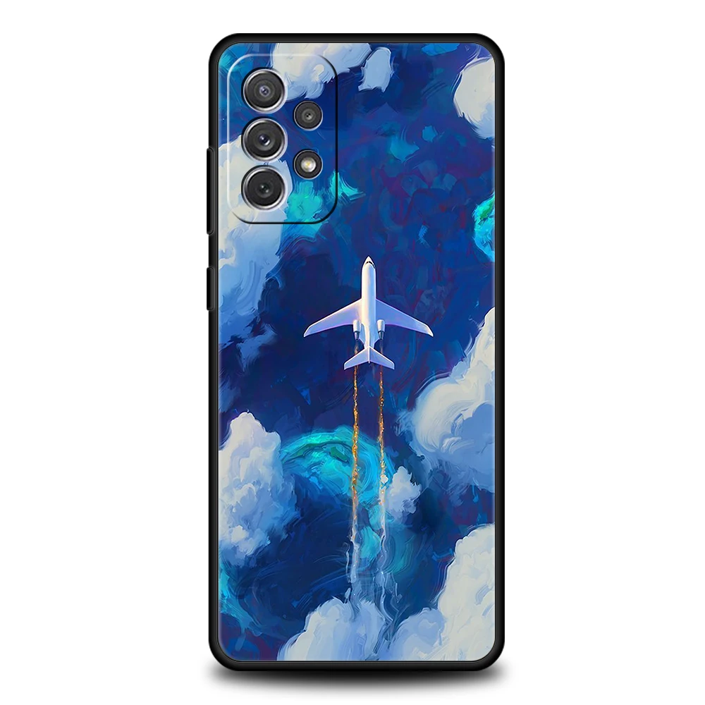 Airplane Pattern Phone Case with Enhanced Protection
