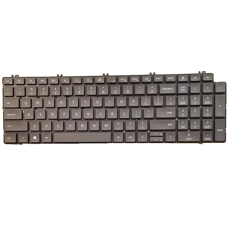 Original Eua para Dell Precision 7550 7750 Iluminação Backlit Teclado do Portátil 0713dm Pk132v72b00 08xy7g Nenhum Quadro - Imagem 4