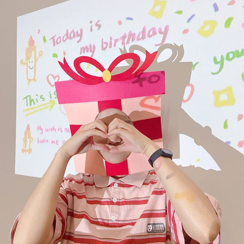 Creative Felt Birthday Hat Korea Funny Photo Props Headband Baby Birthday Party Hats Kawaii Kids Party Cap Photobooth Props