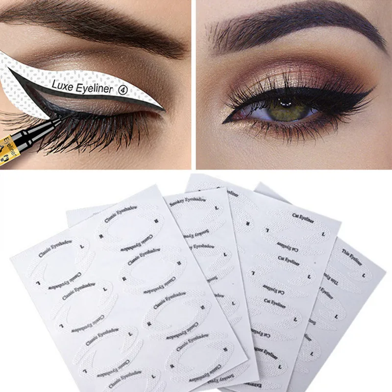 Eye Makeup Stencils Eyeliner Stencils Mold Templates Shaping Tools