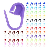 50/200/500pcs Knitting Crochet Tool, Locking Marking Buckle, Small Ring Pin, Sweater Counter, Plastic Counting Buckle