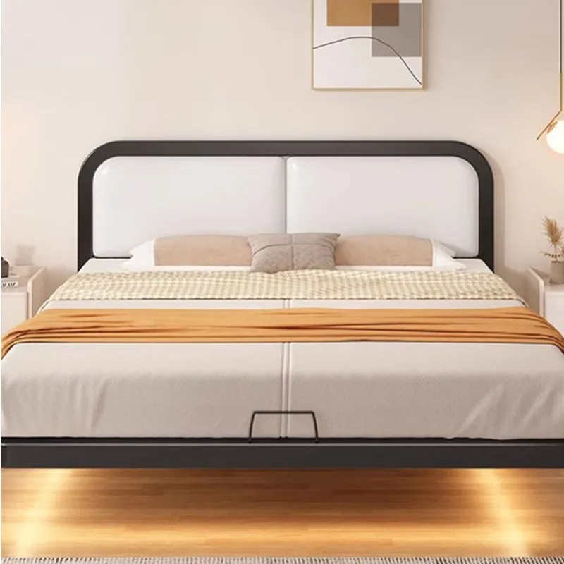 Queen Hotel Beds Frame Bedroom Single Full Size Double Bed Mattresses Headboards Design Luxury Marco De Cama Bedroom Furniture