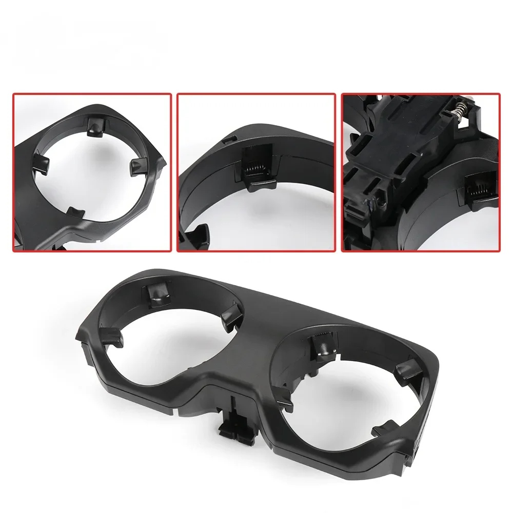 Car Center Console Cup Holder Water Cup Holder Console Dashboard Drink Cover for BMW F02 F01 7 Series 51169179820,cup storage holder