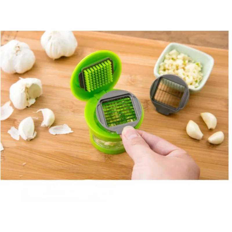 hot Practical Home Kitchen Tool Kit Garlic Press Chopper Slicer Hand Presser Garlic Grinder