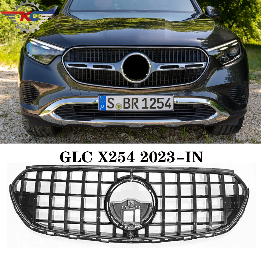 Front Grills Bumper For Mercedes GLC X254 GLC260L GLC300L GLC63 2023-IN ABS  Mesh Grille Car Body Kit - AliExpress