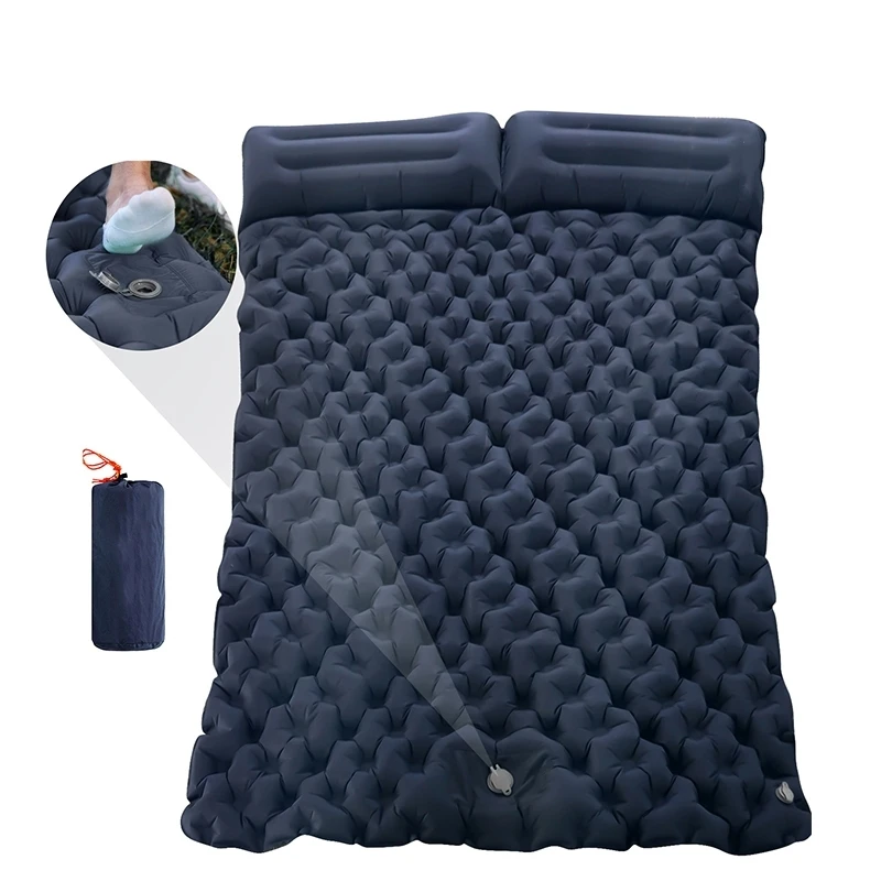 Camping Sleeping Mattress Portable Nature Hiking Air Mattress Waterproof Air Mat Lightweight Inflatable Carpet Camping Gear