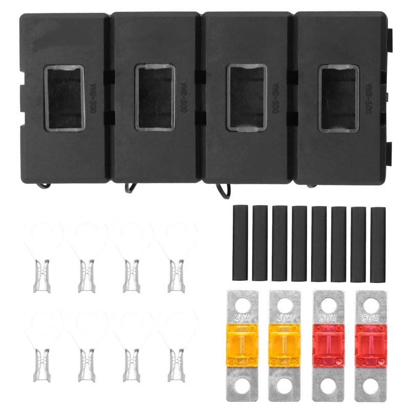 1 Set Midi Fuse Holder Car Fuse Holder Holders For Cars, Trucks, Vehicles Plastic