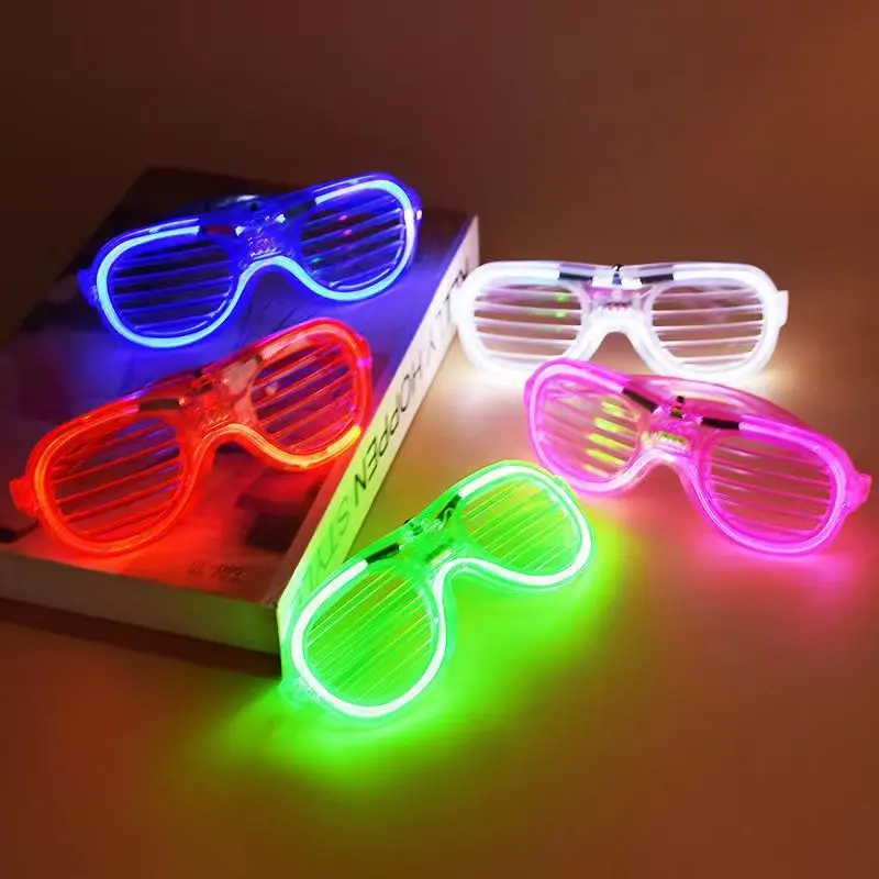 6 Piezas De Gafas Y Barras Luminosas Fluorescentes Para Fiestas, Diversión  Al Aire Libre, Halloween, Navidad, Cumpleaños O Conciertos, Moda de Mujer