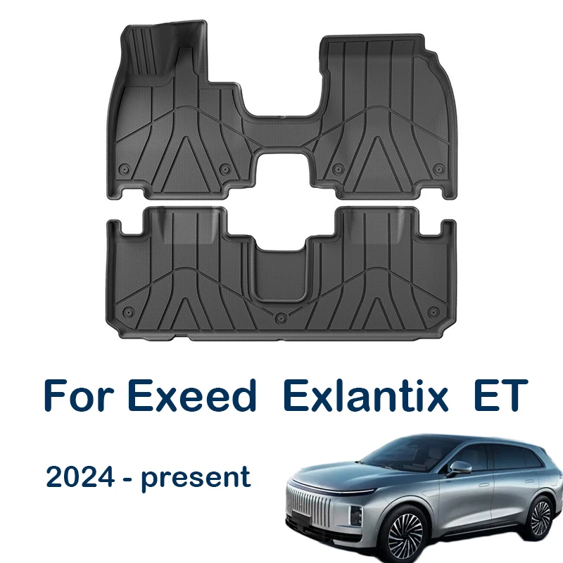 Tappetini per auto per EXLANTIX ET 2025 2024-presente Tappetini per bagagliaio Cargo Liner Sedile posteriore Protezione Tappetino impermeabile Kit tappeti