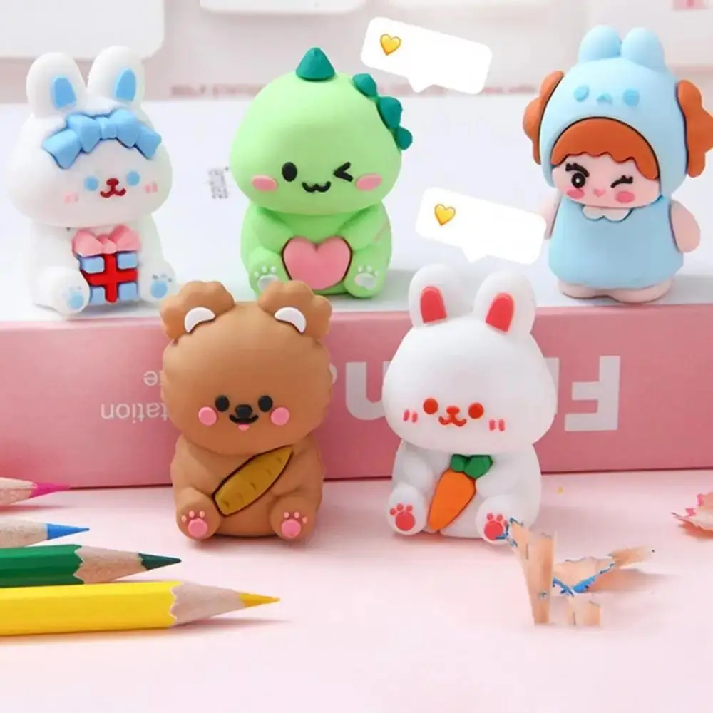

Cute Student Pencil Sharpener Mini Cartoon Animal Creative Student Pencil Sharpener Stationery Gift