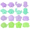 6PCS Beach Sensory Bucket Toy Cartoon Dinosaur Sand Plage Set Ocean Animal For Parent-Children Interactive Beach Water Play Toys 2