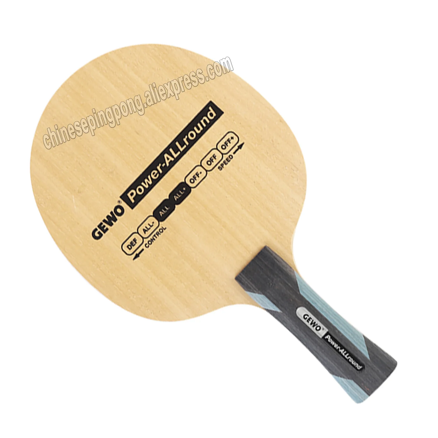 GEWO Power Allround Table Tennis Blade / Racket ALL & ALL+ 5 Ply Wood