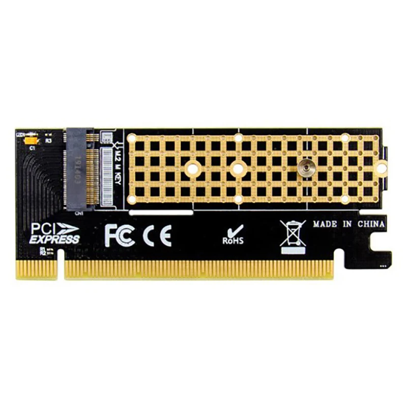 M.2 PCIE x16 ����� ī�� Pci-e m.2 ��ȯ ����� NVMe SSD ����� m2 M Ű �������̽� PCI Express 3.0x4 2230-2280 ũ��