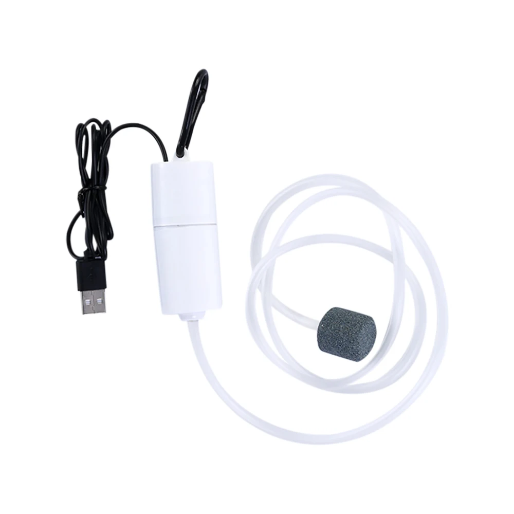 Aquarium Oxygen Air Pump Portable USB Silent Air Pumps With Stone Fish Tank Aerator Mini Oxygen Pump Aquarium Accessories aquarium air pump fish tank oxygen pump fish tank pump