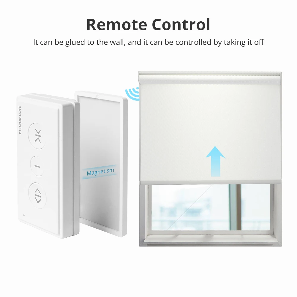 Zemismart Zigbee Roller Shade Motor Work with Tuya 38mm Tube