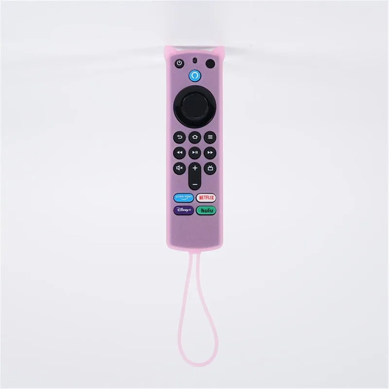 Cover In Silicone Per Telecomando Fire TV Stick 3a Gen (2021) - Antigoccia E Antipolvere Con Impugnatura Migliorata - Viola