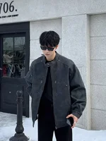 FA665 2024 Autumn and Winter New Men's Jacket, Warm and Versatile Fashionable Retro Handsome Coat 1