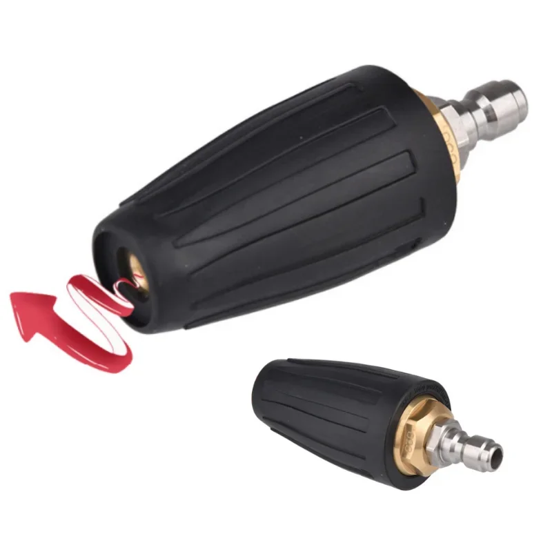 360 Spruzzatore Rotante Con Ugello Turbo Con Attacco Rapido Da 1/4 "Accessori Per Idropulitrice Ad Alta Pressione Da 4000 Psi In Ottone
