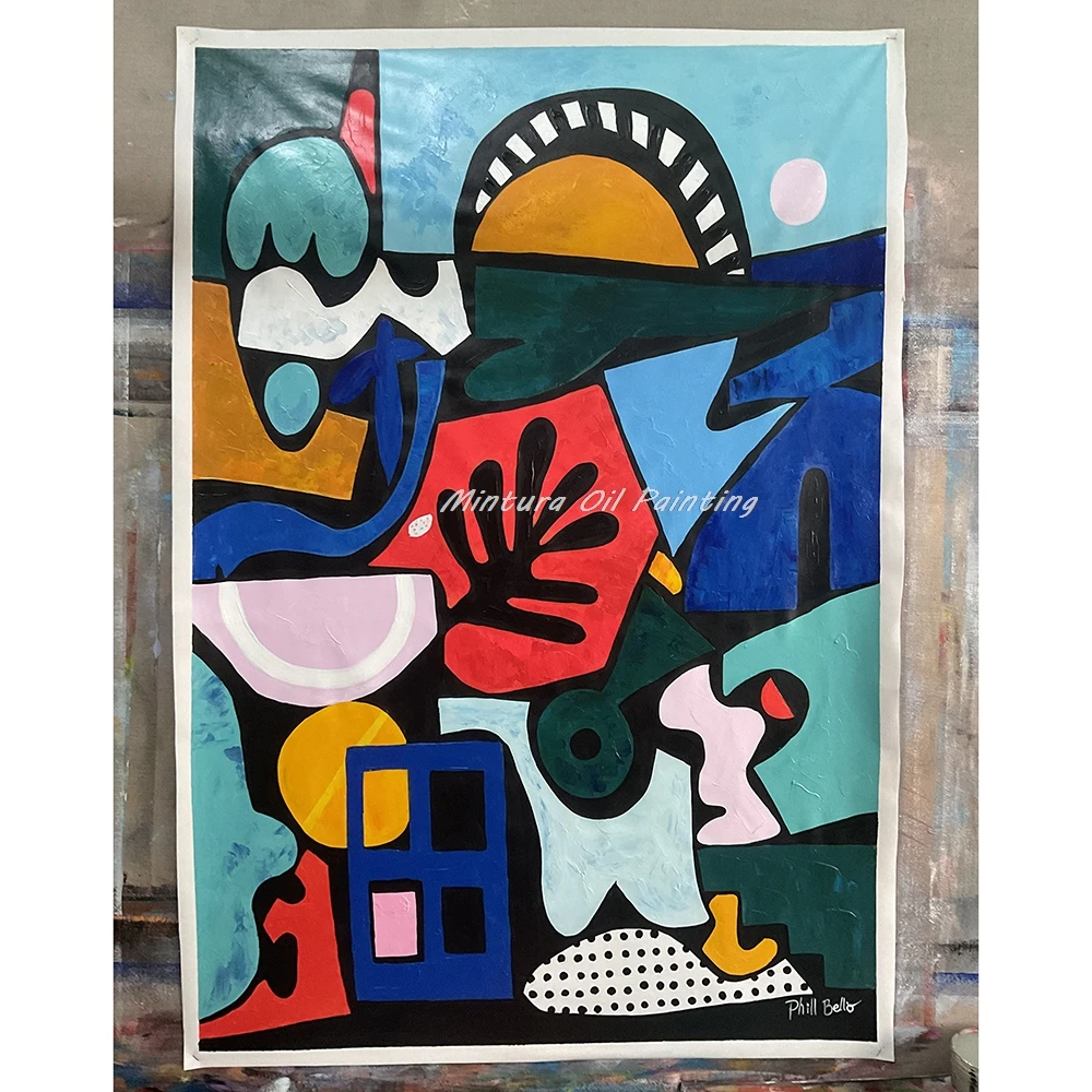 Large Abstract Acrylic Painting 3