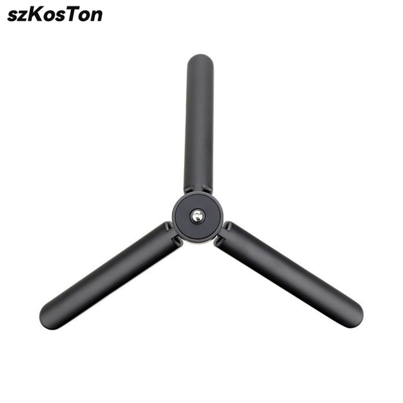 Metal Mini Table Tripod Stand Desk Tripod With 1/4'' Screw for GoPro Insta360 DJI Camera Video Vlog Grip Panel Ring Light Phone