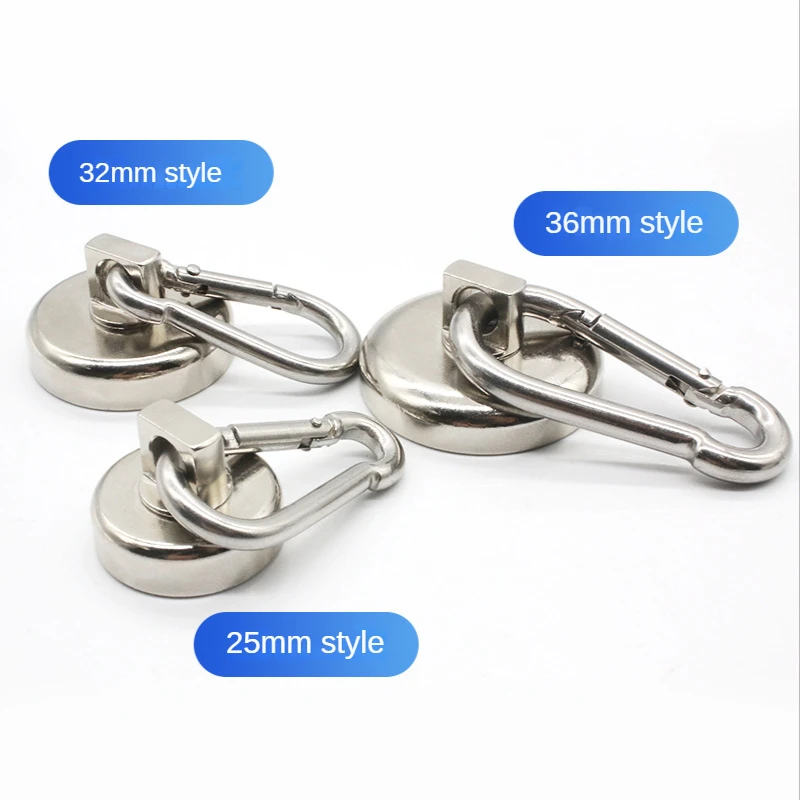 

1pcStrong Magnetic Carabiner Aluminum Alloy Carabiner Keychain Outdoor Camping Climbing Snap Clip Lock Buckle Hook Fishing Tool