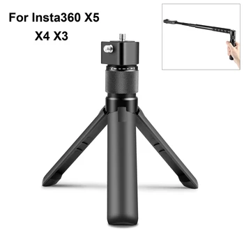 PULUZ – trépied de bureau à poignée rotative, pour DJI Osmo 360 / Insta360 X5 X4 X3 / Gopro, accessoires de caméra avec vis 1/4 1