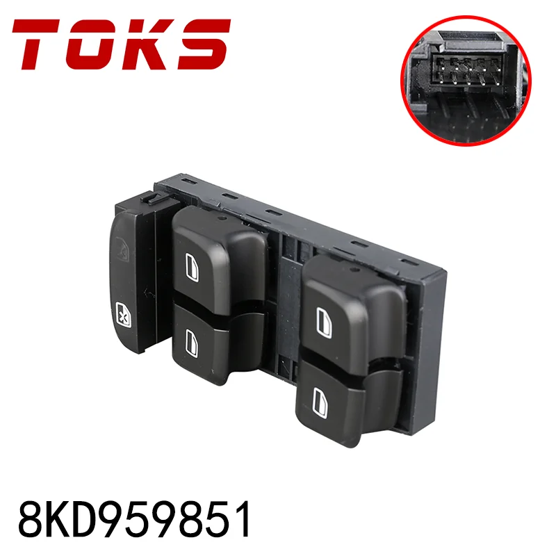 1X interrupteur de lève-vitre électrique bouton de commande côté passager  pour VW Golf Polo Passat CC Jetta Tiguan Caddy OE #1K0959855 - AliExpress