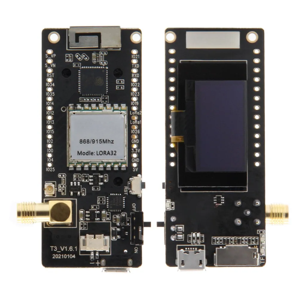 자동 주파수 보정 장치 LoRa32 V2.1 모듈 수신 감도 -139dBm 디지털 RSSI 자동 주파수 보정