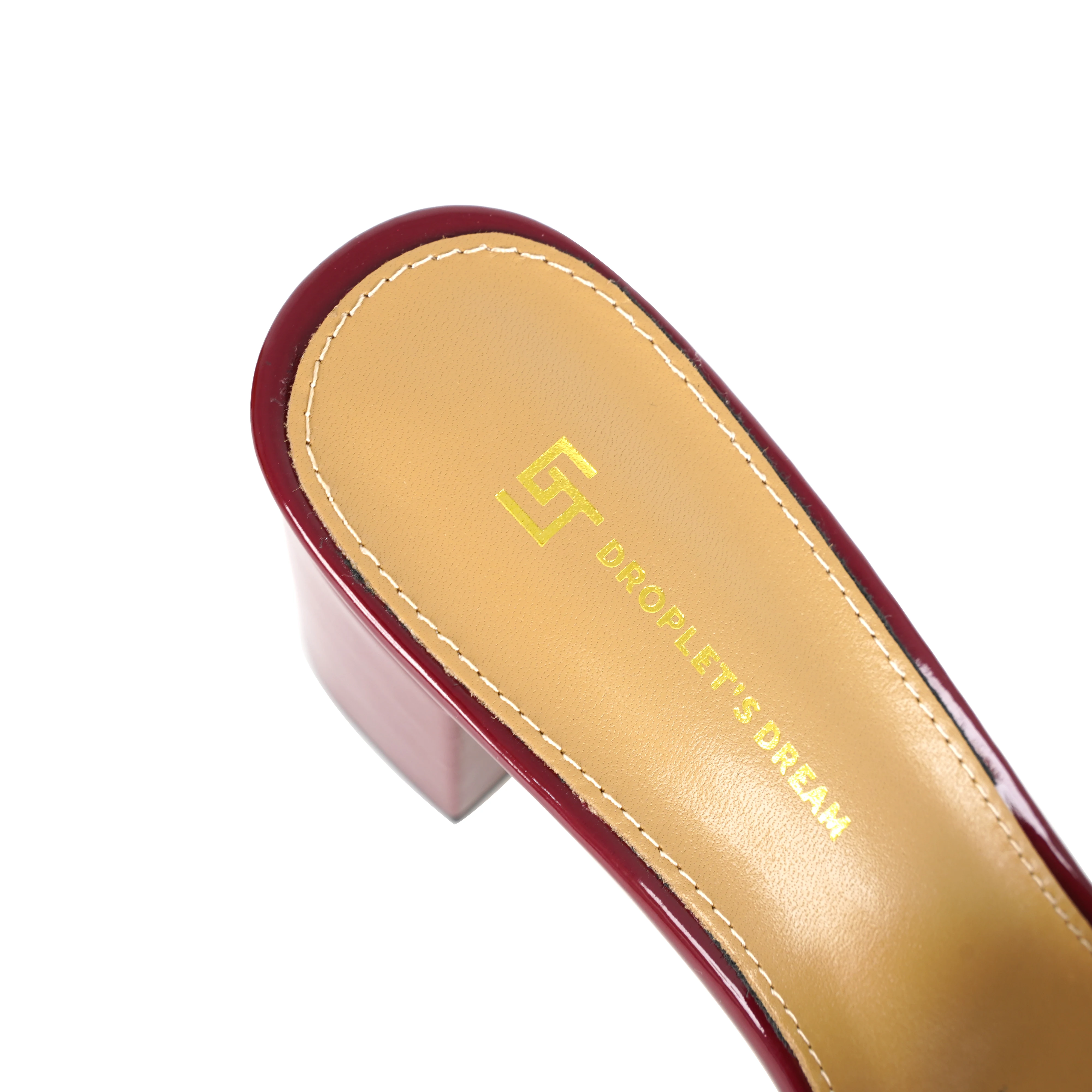 2014 Summer Fashion Women's High Heels Leather Open Toe Thick Heel Fish Mouth Shoes Luxury Party Slippers Plus Size 35-44 6