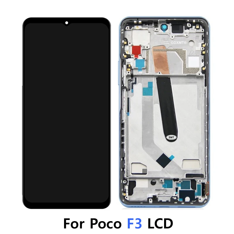 

100% Test 6.67 Inch LCD Screen For Xiaomi POCO F3 LCD M2012K11AG Display Touch Screen Digitizer Assembly Replacement