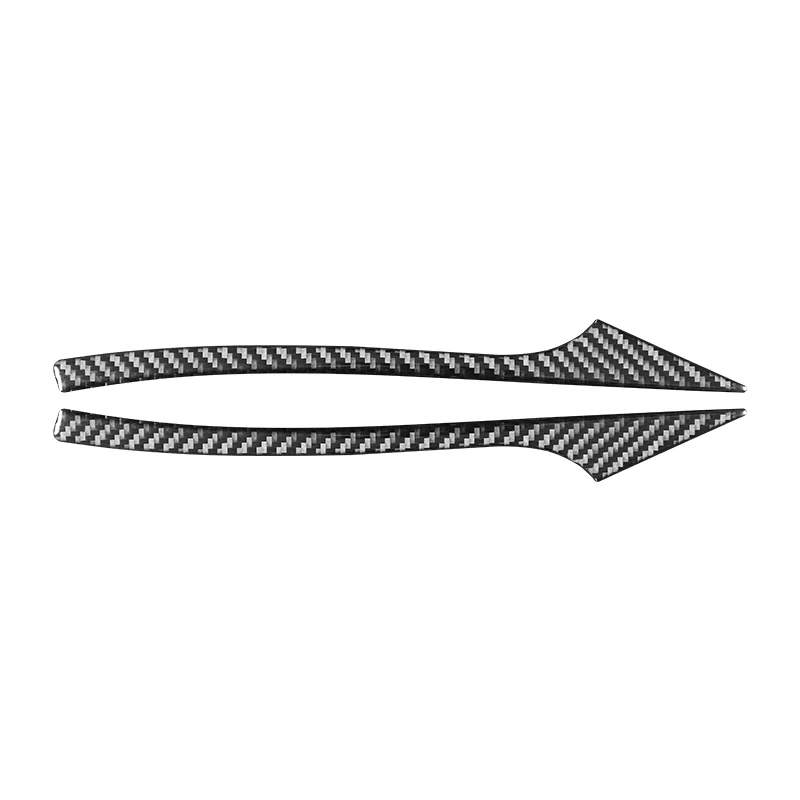 For BMW 5 Series F10 2011- GT5 F07 F01 2010-2015 Car Accessories Carbon Fiber Car Rearview Mirror Decoration Strip Stickers