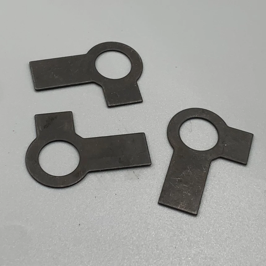 

M22 M24 M27 M30 M36 M42 M48 Black Zinc Carbon Steel GB855 Double Lug Collar Locking Stop Tab Washer With Long Tab And Wing