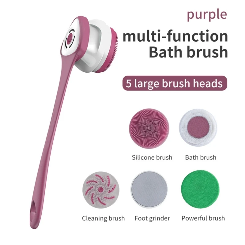 Shower Brush Exfoliate Skin Care Rechargeable Cleaning Brush Gift for Men Woman