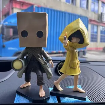 17cm Little Nightmares Anime Figurine Action Toy - Collectible Six Figure Mono For Kids Christmas Decoration Gift Hot Game Model