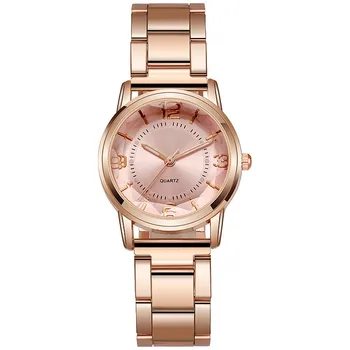 WOKAI 2021New Fashion Women Watches Ladies Top Brand luxury Waterproof Quartz Clocks Watch Women Stainless Steel Date Gift Clock 15