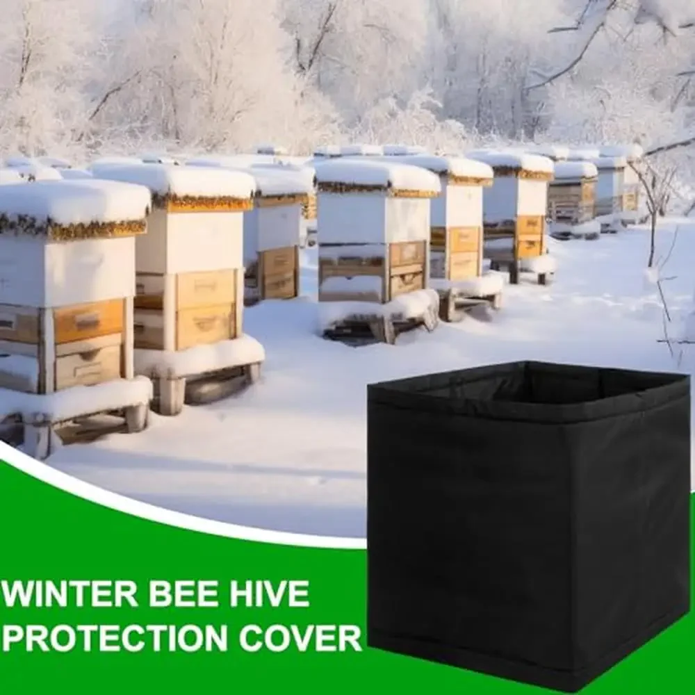 6 Pack Winter Bee Hive Protection Cover Insulation Wraps Windproof Oxford Beekeeping Beekeeper Hive Cozy Wrap Beehive Warm