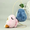 11CM Cute Kawaii Pendant Keychain Cloth Plush Doll Little Shark Cat Soft Toys Room Car Bag Decoration Key Rings Birthday Gift 4