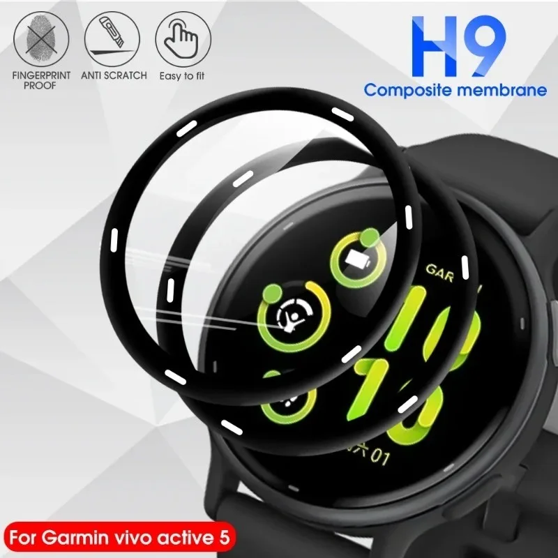 Full Cover Soft Glass Screen Protectors for Sports Watch - Waterproof Protective Films (1, 3, or 5 Pack)