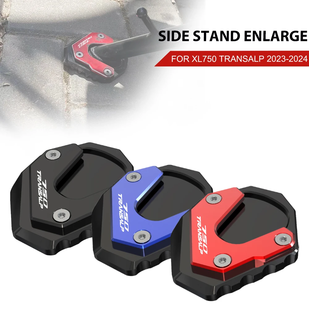 

For Honda XL750 XL 750 Transalp 2023 2024 Motorcycle Kickstand Enlarger Support Side Stand Enlarge Extension xl750 TRANSALP