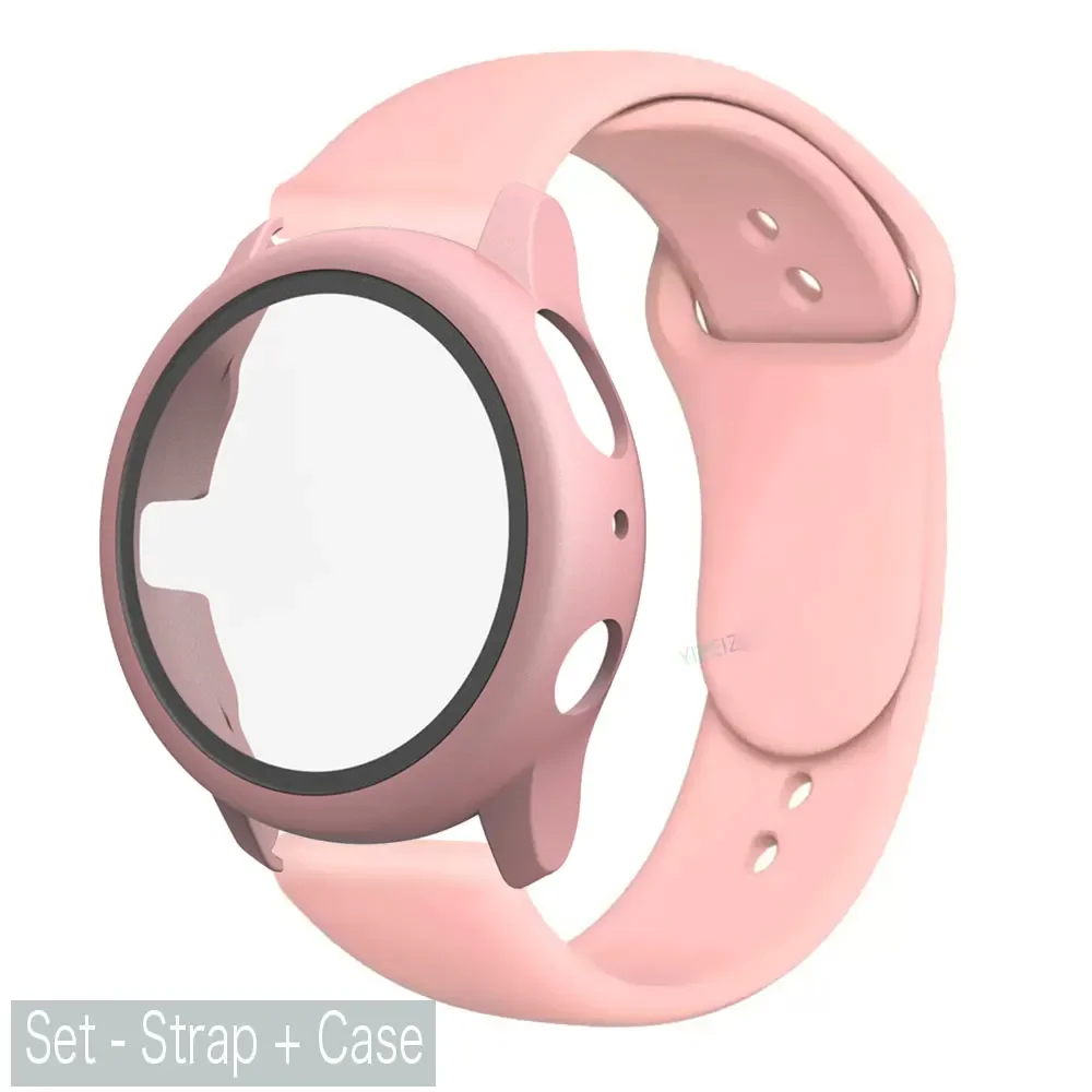 Protective Glass Film Case & Strap Set with Bracelet Accessories