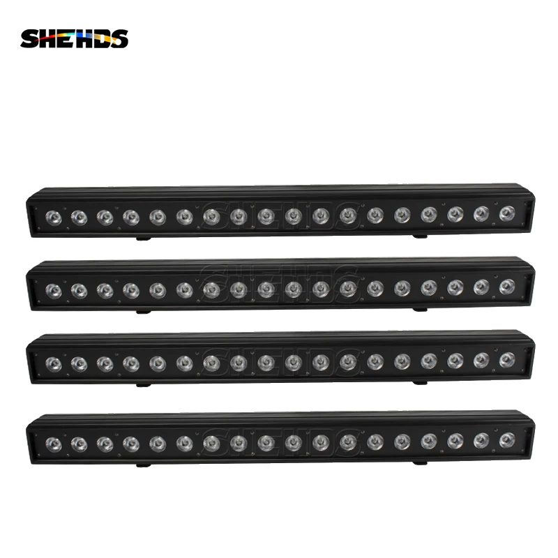 Shehds Led 18X18W Wash Wall Floodlight Landscape Flood Down Lighting Per Dj Disco Party Wedding Bar Running Horse Effect Lights