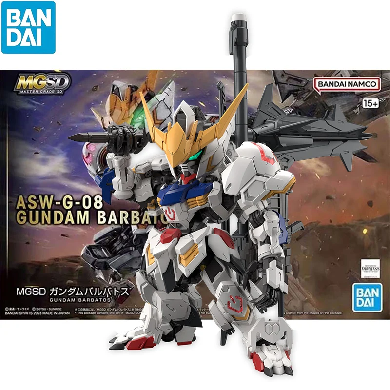 

In Stock Original BANDAI MGSD ASW-G-08 BARBATOS GUNDAM Assembly Models Ver. Anime Action Figures Model Collection Toy