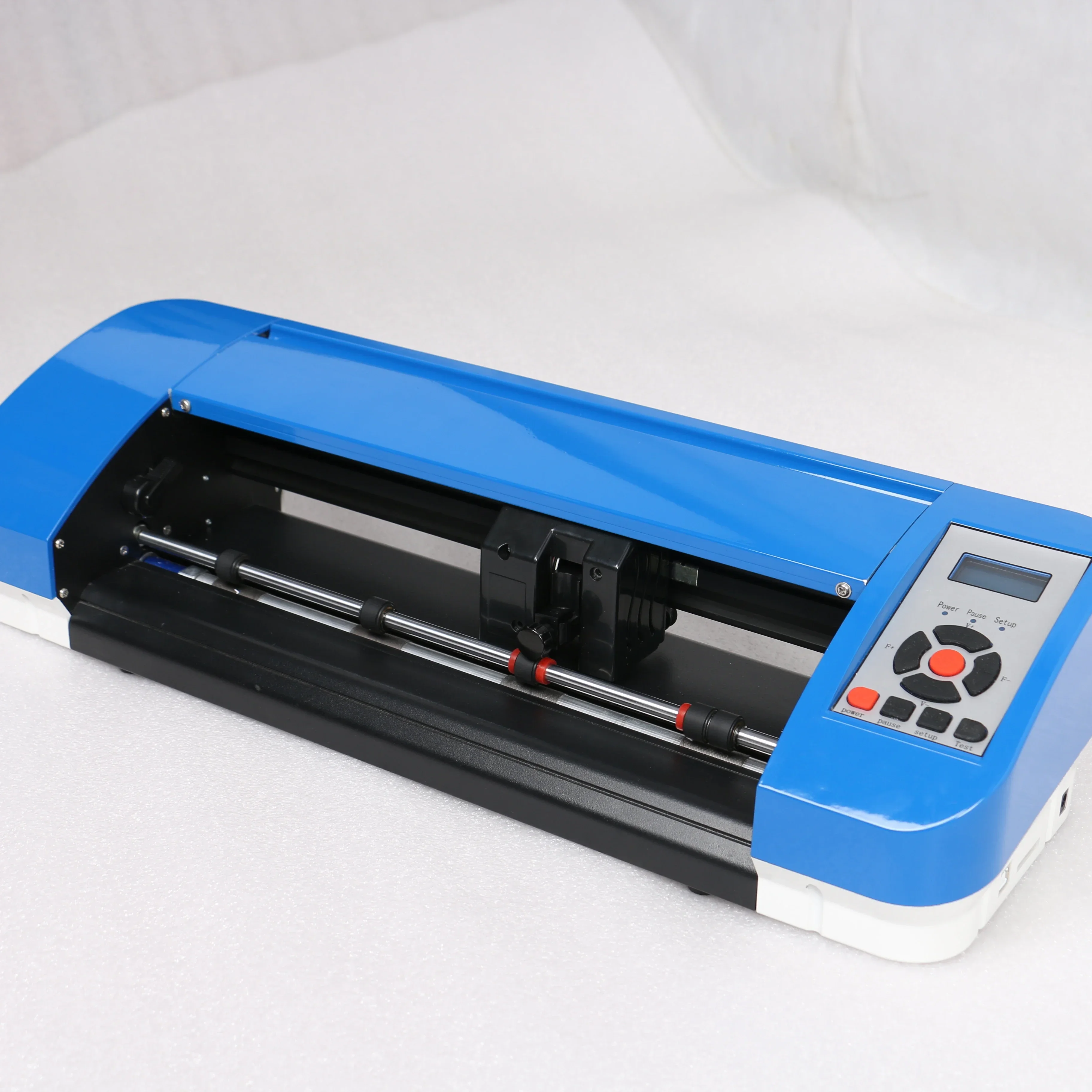 Cutting Plotter 10-800mm/s Cutting Speed, Vinyl Plotter 10m Length 380mm Feed Width, Cutter USB+U Disk