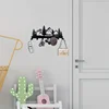 Charming Metal Forest Key Hook - Easy Install Wall Mount for Towels, Hats & Purses | Stylish Entrance & Bathroom Decorative 4