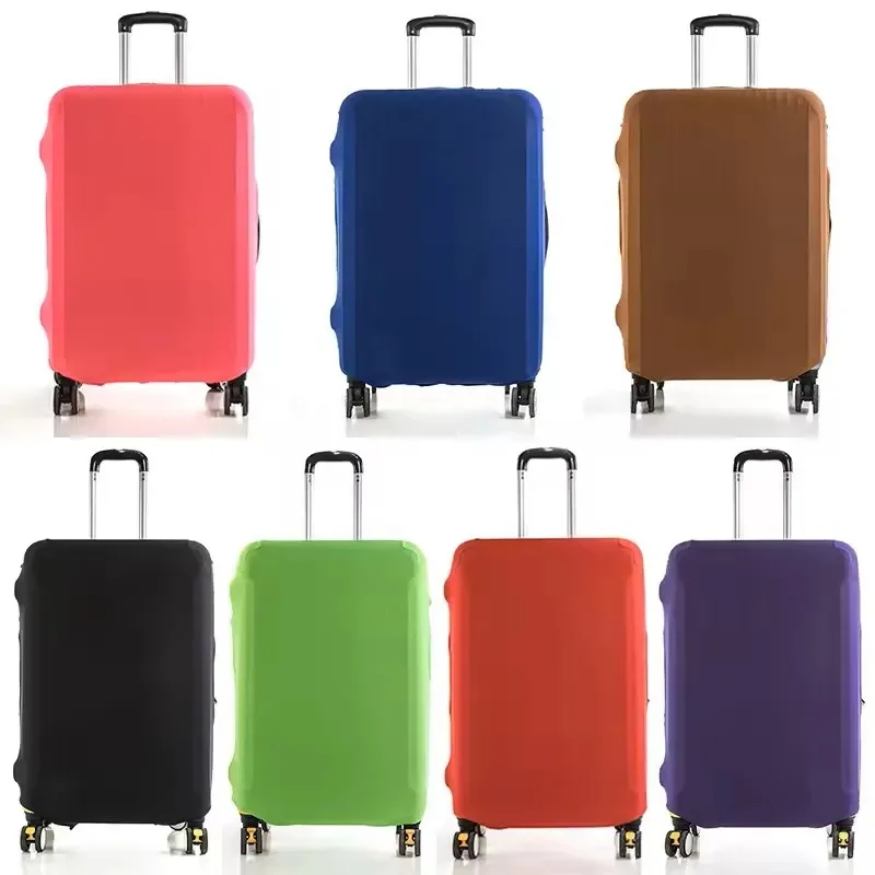 Solid color luggage protection cover suitable for 18-28 inch suitcases